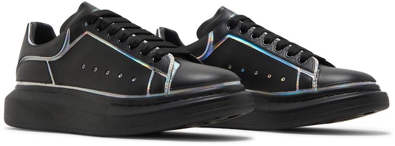 Alexander McQueen Sepatu Oversized 'Hitam Perak Holo' 645868-WIBNV-1587 Cheap Alexander McQueen Sepatu Oversized 'Hitam Perak Holo' 645868-WIBNV-1587