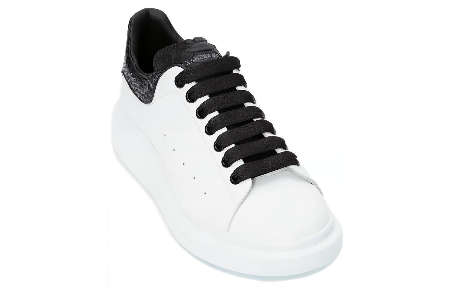 Alexander McQueen Oversized Sneaker 'Black Snakeskin' 圖 3