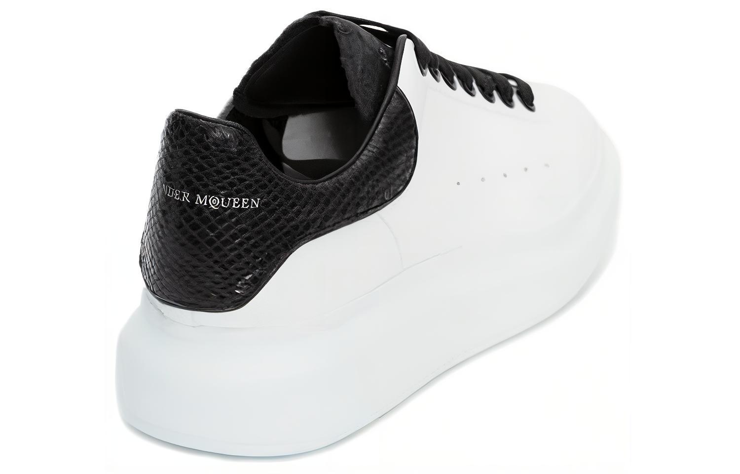 Alexander McQueen Oversized Sneaker 'Black Snakeskin' 圖 4