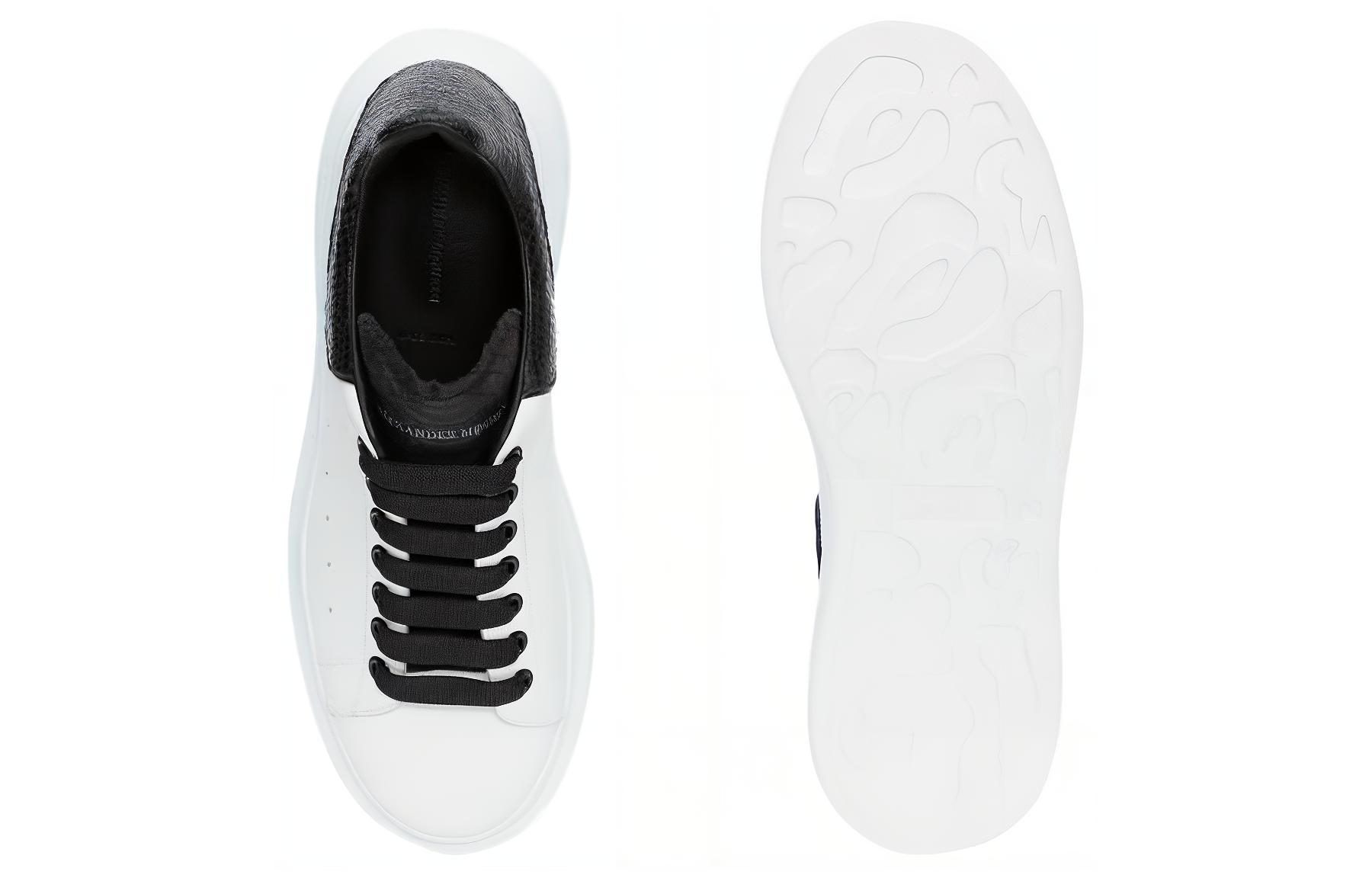 Alexander McQueen Oversized Sneaker 'Black Snakeskin' 圖 5