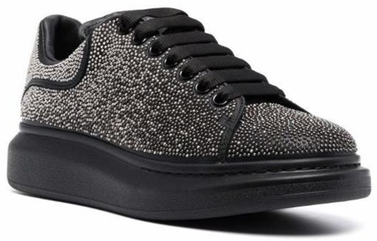 Alexander McQueen Oversized Sneaker 'Black Studded' 圖 2