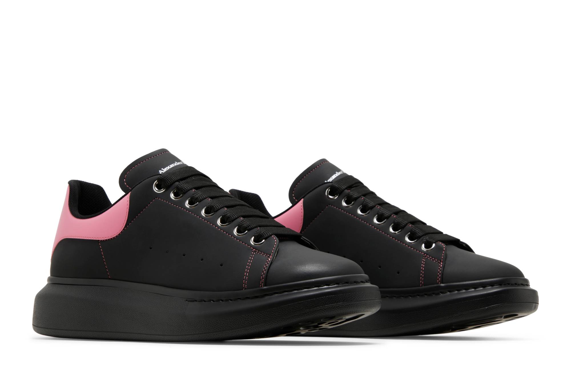 Cheap Alexander McQueen Sneakers Oversize 'Hitam Gula Merah Muda' 735764-W4RJ9-1035