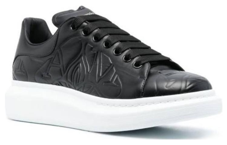 Alexander McQueen Oversized Sneaker 'Black White' 圖 3