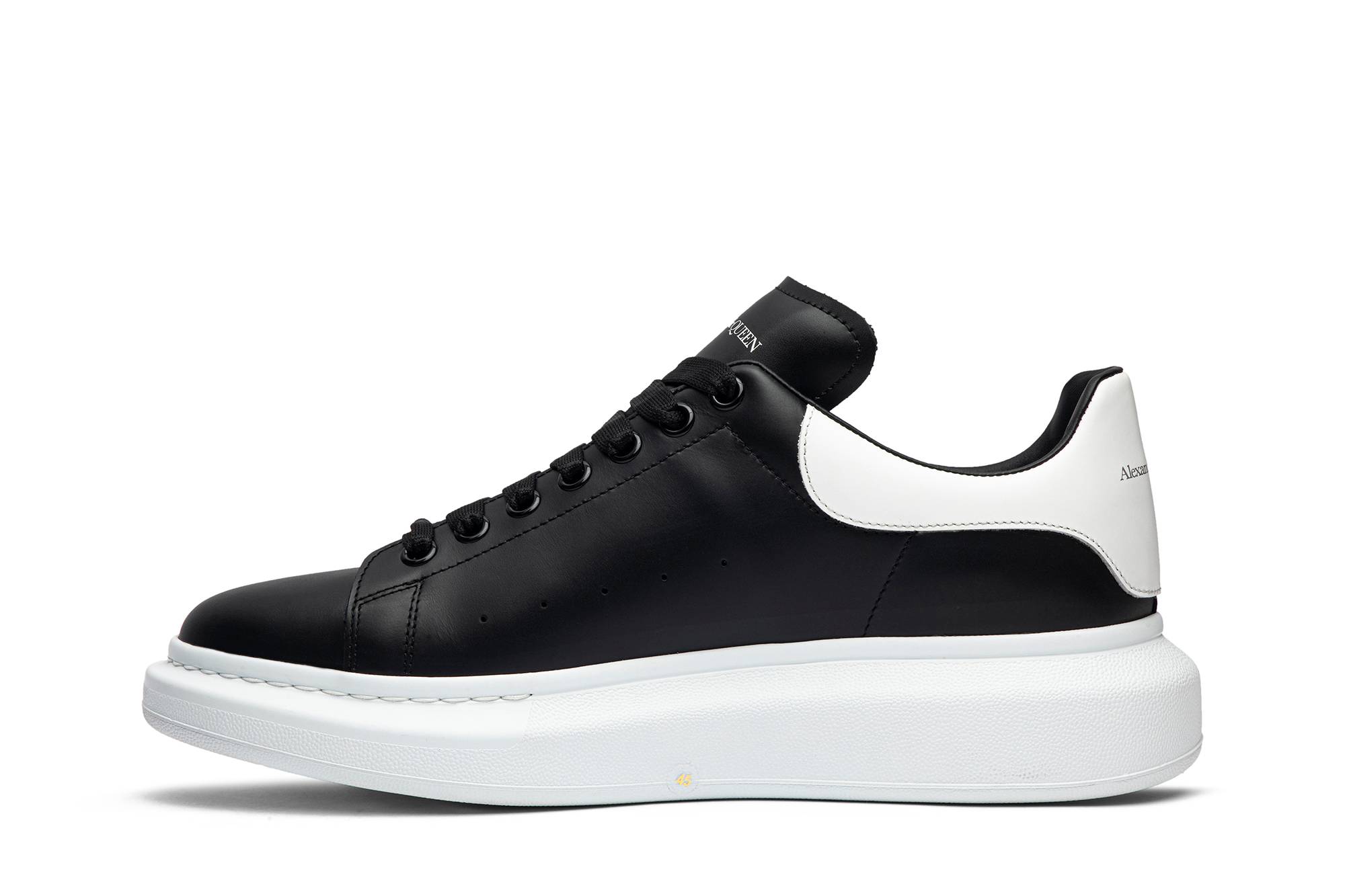 Alexander McQueen Oversized Sneaker 'Black White' 圖 3