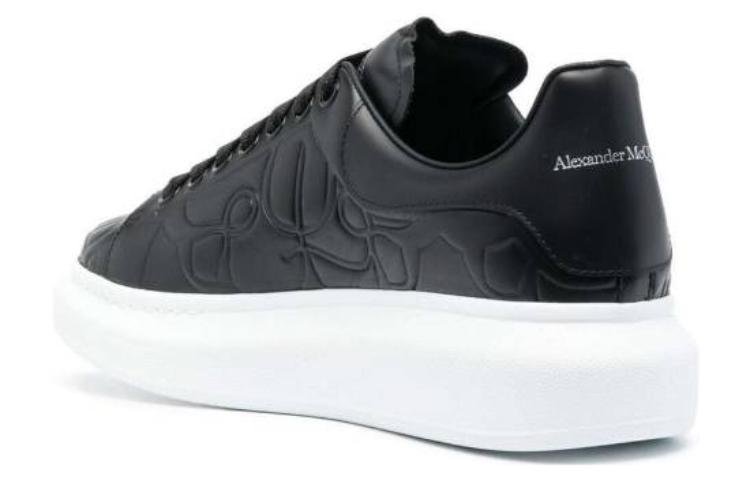 Alexander McQueen Oversized Sneaker 'Black White' 圖 4