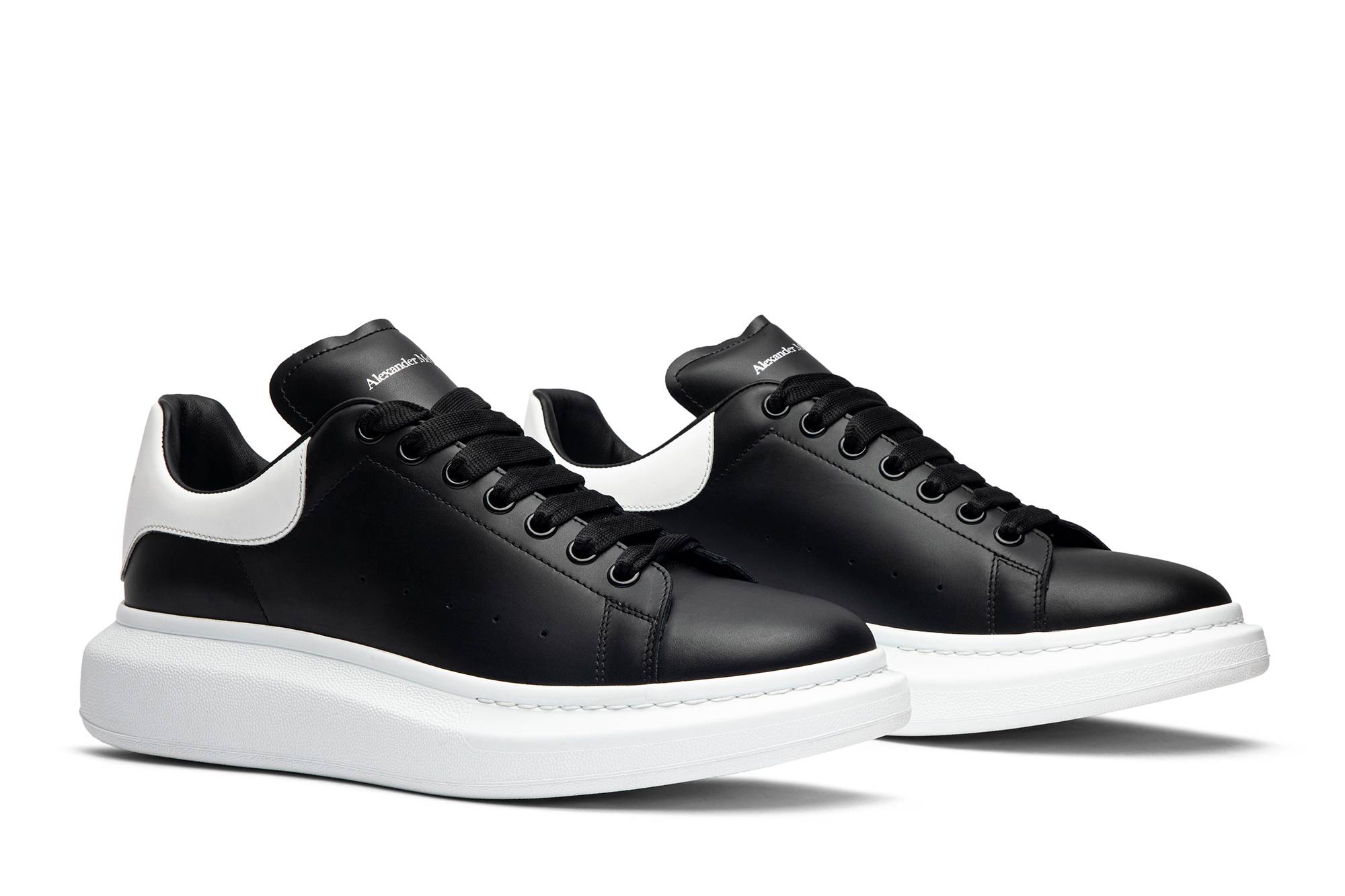 Alexander McQueen Oversized Sneaker 'Black White' 圖 8