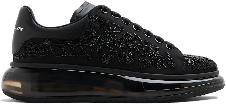 알렉산더 맥퀸 오버사이즈 스니커즈 '보태니컬 비즈 자수 - 블랙' 730080W4TL91073 Order 알렉산더 맥퀸 오버사이즈 스니커즈 '보태니컬 비즈 자수 - 블랙' 730080W4TL91073