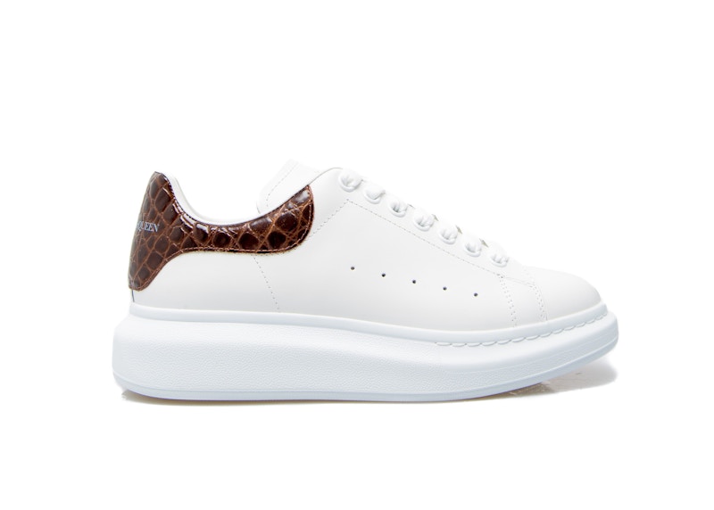 Alexander McQueen Oversized Sneaker 'Brown Crocodile' 625162-WHYB8-9027