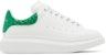Alexander McQueen Oversized Sneaker 'Chrome Green Crocodile' 625162-WHYB8-9409
