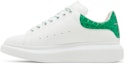 Lookbook Alexander McQueen Oversized Sneaker 'Chrome Green Crocodile' 625162-WHYB8-9409