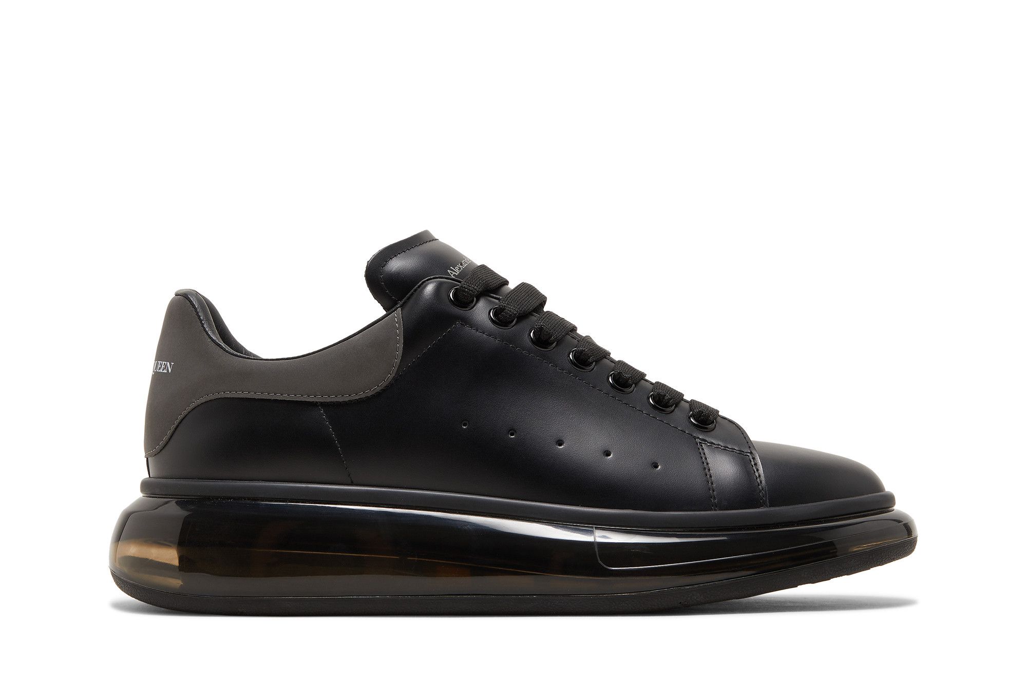 Alexander McQueen Oversized Sneaker 'Clear Sole - Black' 610812-WHYBH-1073