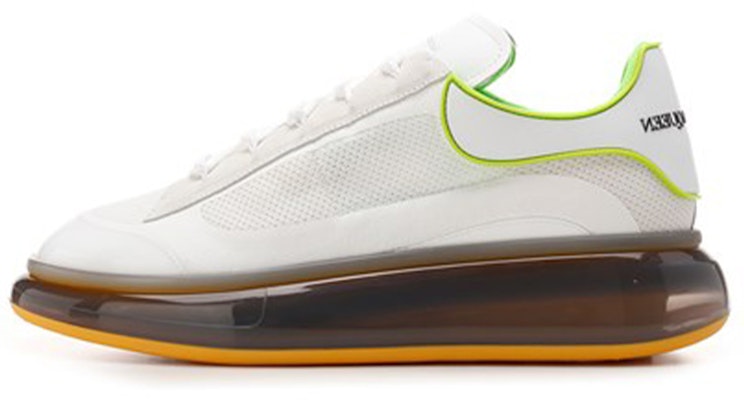 Alexander McQueen Sepatu Oversized 'Sole Transparan - Putih Hijau Neon' 667826-W4QE1-9441 Buy Alexander McQueen Sepatu Oversized 'Sole Transparan - Putih Hijau Neon' 667826-W4QE1-9441
