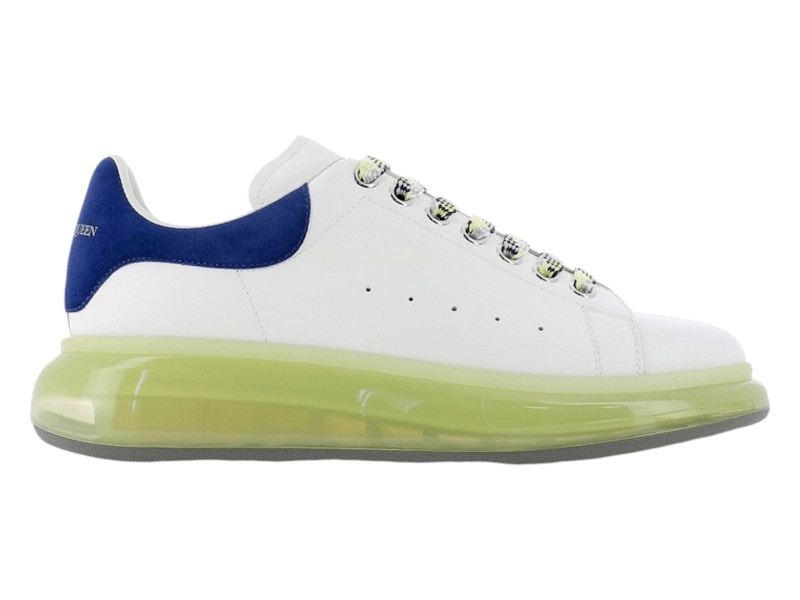Buy アレキサンダー マックイーン オーバーサイズ スニーカー 'クリアソール - インディゴ イエロー' 604232-WHXMA-9433