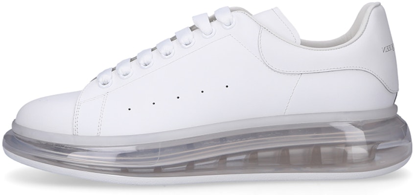 Alexander McQueen Oversized Sneaker 'Clear Sole - White' 604232 WHX98 9000 Buy Alexander McQueen Oversized Sneaker 'Clear Sole - White' 604232 WHX98 9000