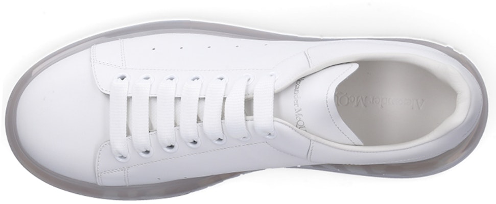 Alexander McQueen Oversized Sneaker 'Clear Sole - White' 604232WHX989000 Shop Alexander McQueen Oversized Sneaker 'Clear Sole - White' 604232WHX989000