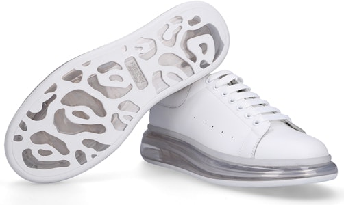 Alexander McQueen Oversized Sneaker 'Clear Sole - Putih' 604232 WHX98 9000 Purchase Alexander McQueen Oversized Sneaker 'Clear Sole - Putih' 604232 WHX98 9000