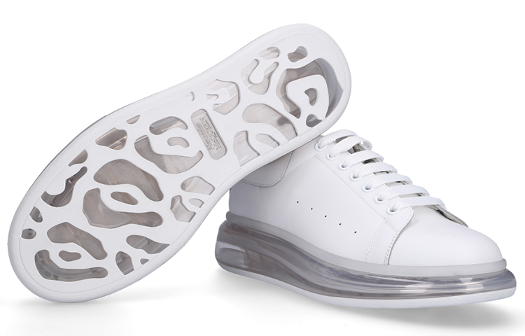 Details for Alexander McQueen Oversized Sneaker ''Transparante Zool - Wit'' 604232WHX989000