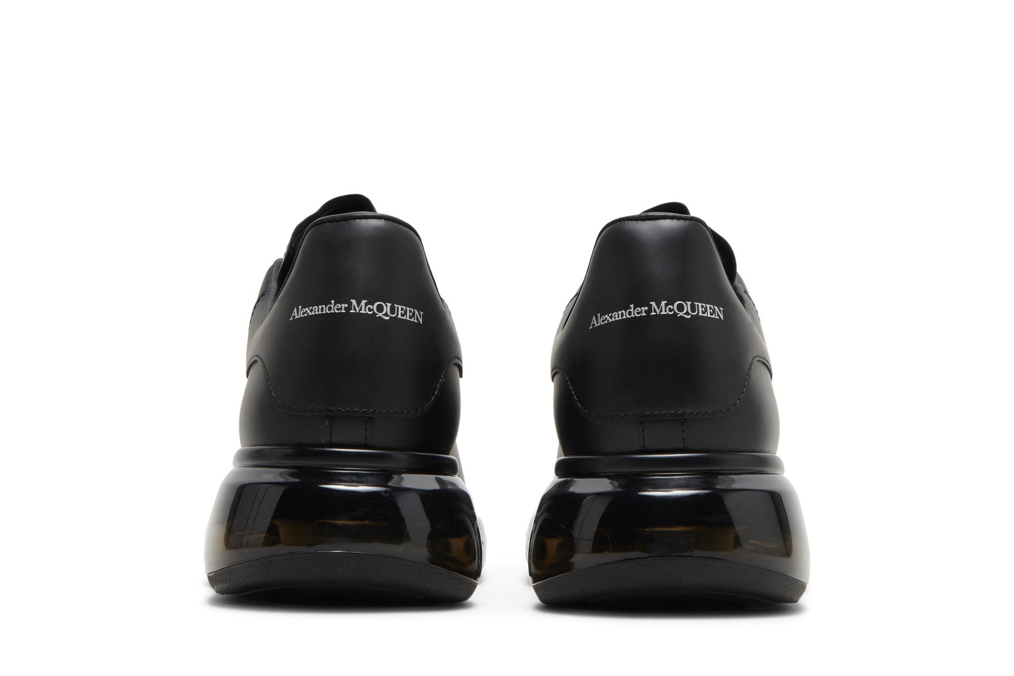 Sizing Alexander McQueen Oversized Sneaker ''Clear Sole - Zwart'' 604232WHX981000