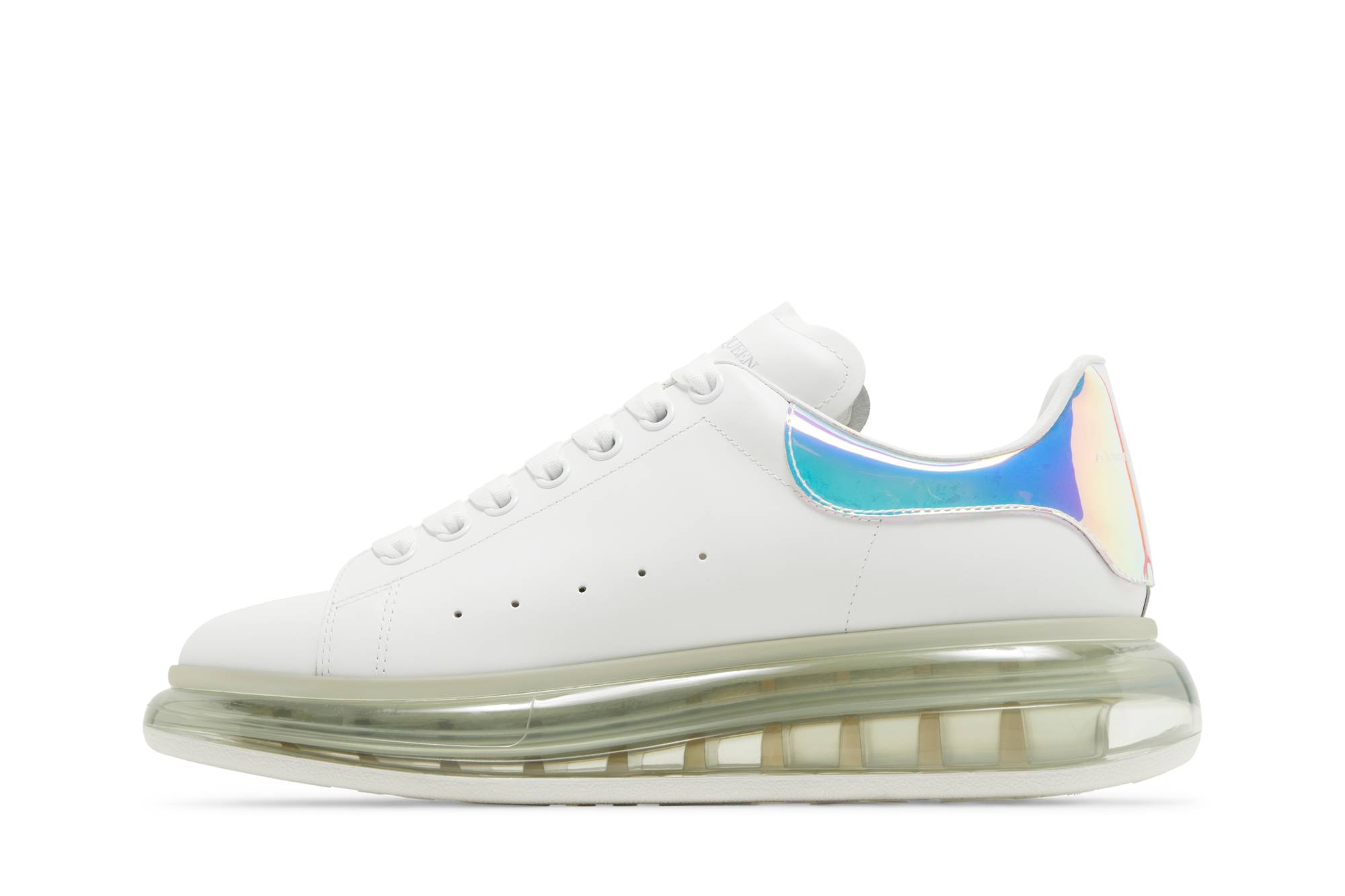 Lookbook アレキサンダー・マックイーン オーバーサイズスニーカー クリアソール (オーロラ) 610812-WHXM8-9035