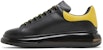 Alexander McQueen Oversized Sneaker 'Clear Sole - Hitam Kuning Pop' 604232-WHX98-1087