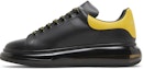 Lookbook Alexander McQueen Oversized Sneaker 'Clear Sole - Hitam Kuning Pop' 604232-WHX98-1087