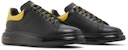 Alexander McQueen Oversized Sneaker 'Clear Sole - Hitam Kuning Pop' 604232-WHX98-1087