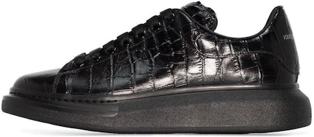 Alexander McQueen Oversized Sneaker 'Croc Black' 553680WIAY01000 Alexander McQueen Oversized Sneaker 'Croc Black' 553680WIAY01000