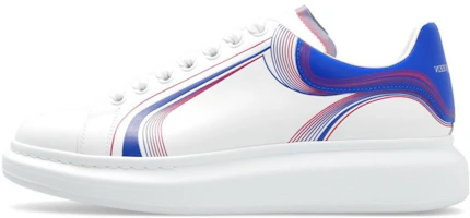 Alexander McQueen Oversized Sneaker 'Curve Tech - Blue Red' 750336WIDJQ8833 Alexander McQueen Oversized Sneaker 'Curve Tech - Blue Red' 750336WIDJQ8833