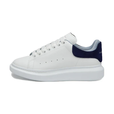 Alexander McQueen Oversized Sneaker 'Double Heel Tab - Navy Light Blue'