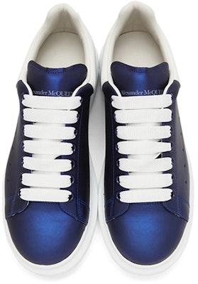 알렉산더 맥퀸 오버사이즈 스니커즈 '일렉트릭 블루' 662655-W4PW1-4383 Shop 알렉산더 맥퀸 오버사이즈 스니커즈 '일렉트릭 블루' 662655-W4PW1-4383