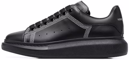 Alexander McQueen Oversized Sneaker 'Embroidered - Black Silver' 662639-WIA4V-1081 Alexander McQueen Oversized Sneaker 'Embroidered - Black Silver' 662639-WIA4V-1081