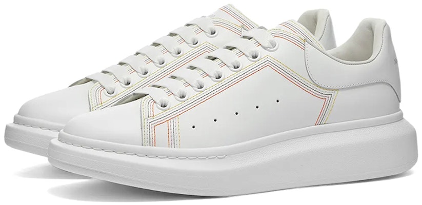 알렉산더 맥퀸 오버사이즈 스니커즈 '화이트 멀티 자수' 662639WIA4R9035 Order 알렉산더 맥퀸 오버사이즈 스니커즈 '화이트 멀티 자수' 662639WIA4R9035