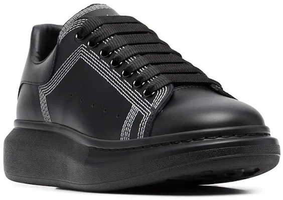 Alexander McQueen Oversized Sneaker 'Embroidered - Black Silver' 662639-WIA4V-1081 Lookbook Alexander McQueen Oversized Sneaker 'Embroidered - Black Silver' 662639-WIA4V-1081