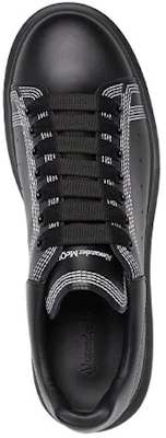 Alexander McQueen Oversized Sneaker 'Embroidered - Black Silver' 662639-WIA4V-1081 Purchase Alexander McQueen Oversized Sneaker 'Embroidered - Black Silver' 662639-WIA4V-1081