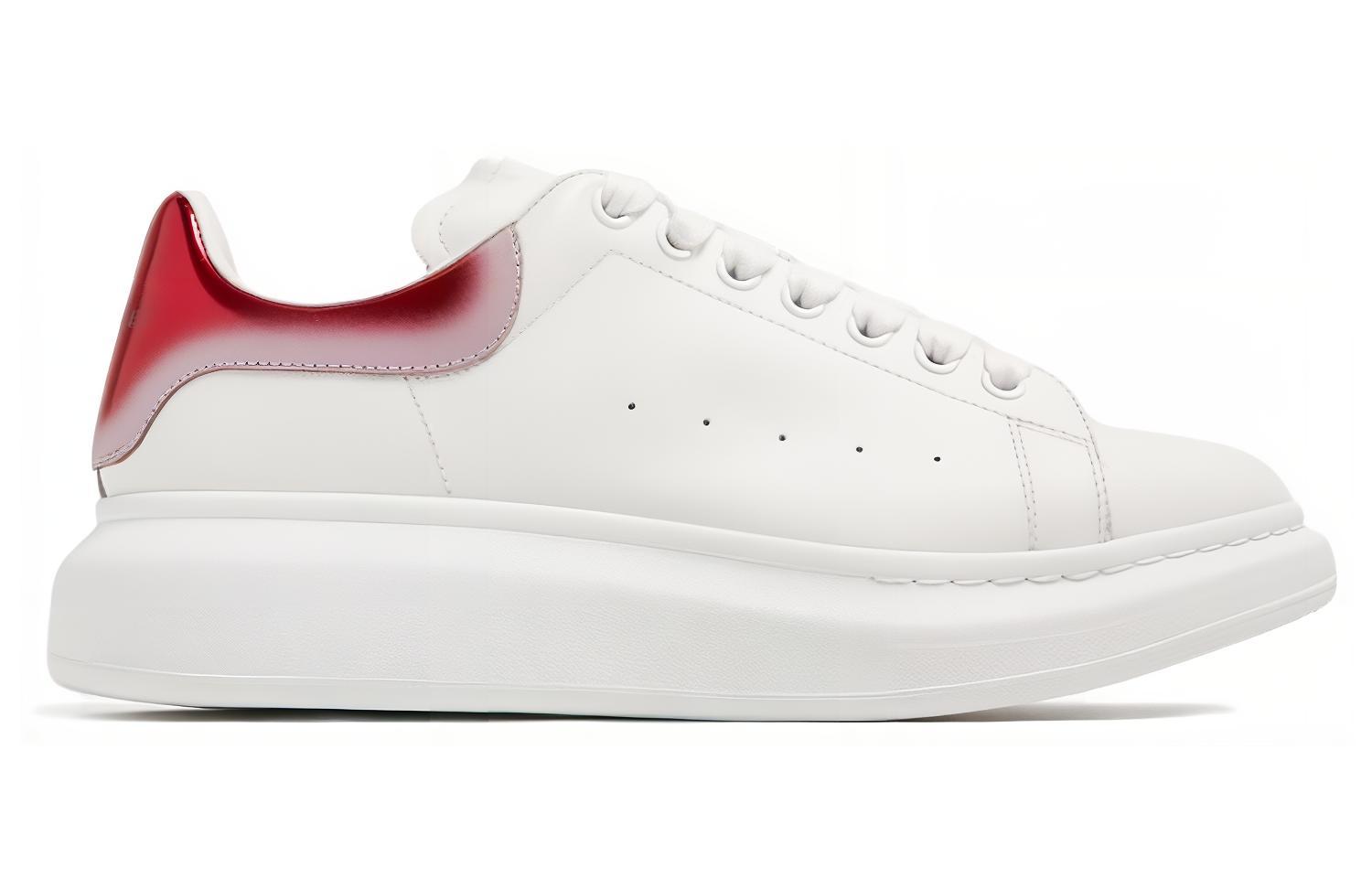 Order アレキサンダー・マックイーン オーバーサイズスニーカー (白/赤) 777367-WIE9G-8733