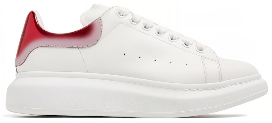 アレキサンダー・マックイーン オーバーサイズスニーカー (白/赤) 777367-WIE9G-8733 Order アレキサンダー・マックイーン オーバーサイズスニーカー (白/赤) 777367-WIE9G-8733