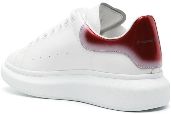 アレキサンダー・マックイーン オーバーサイズスニーカー (白/赤) 777367-WIE9G-8733 Shop アレキサンダー・マックイーン オーバーサイズスニーカー (白/赤) 777367-WIE9G-8733