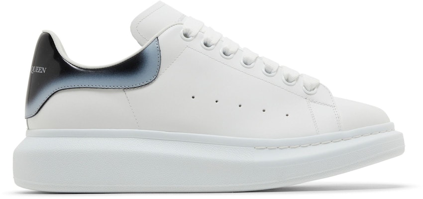 Alexander McQueen Oversized Sneaker 'Faded Heel - Putih Hitam Perak' 777367WIE9G9089 Buy Alexander McQueen Oversized Sneaker 'Faded Heel - Putih Hitam Perak' 777367WIE9G9089