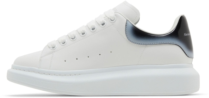 Alexander McQueen Oversized Sneaker 'Faded Heel - Putih Hitam Perak' 777367WIE9G9089 Lookbook Alexander McQueen Oversized Sneaker 'Faded Heel - Putih Hitam Perak' 777367WIE9G9089