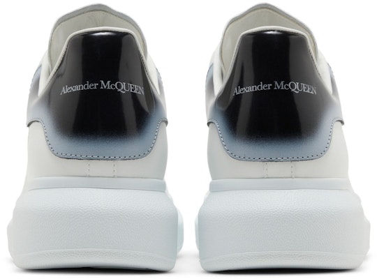 Alexander McQueen Oversized Sneaker 'Faded Heel - Putih Hitam Perak' 777367WIE9G9089 Details for Alexander McQueen Oversized Sneaker 'Faded Heel - Putih Hitam Perak' 777367WIE9G9089