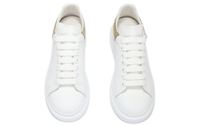 Shop Alexander McQueen Sneaker Oversized 'Emas Krokodil' 625162-WHYBQ-9075