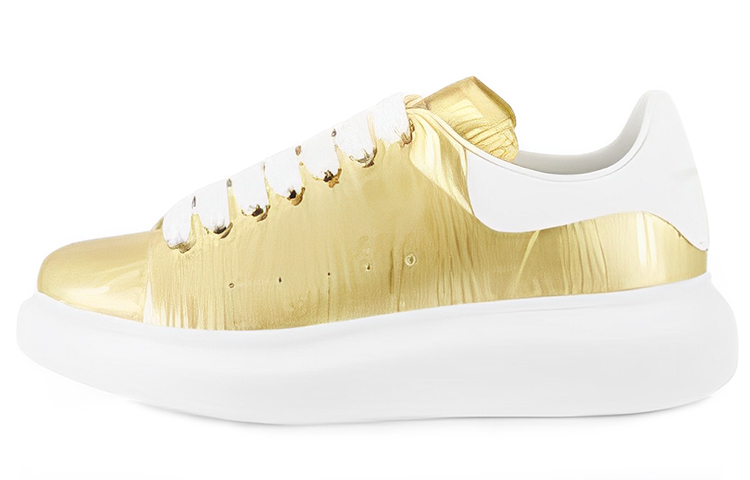 Buy Alexander McQueen Oversized Sneaker 'Emas Lacquered Moiré' 676703W4RM18062