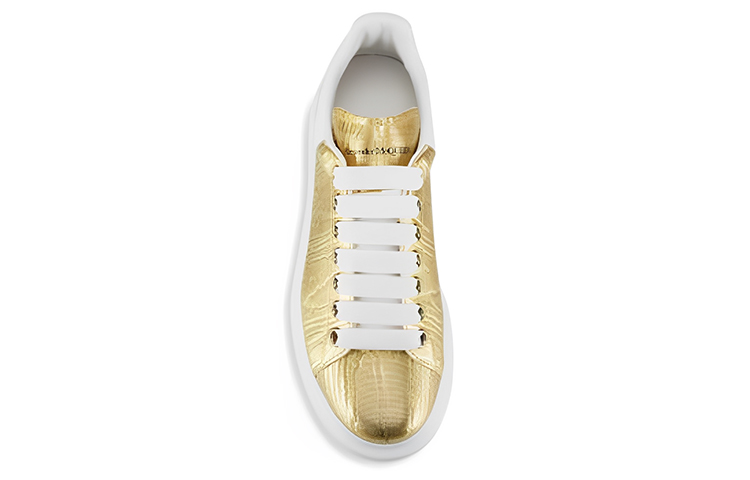 Shop Alexander McQueen Oversized Sneaker 'Emas Lacquered Moiré' 676703W4RM18062