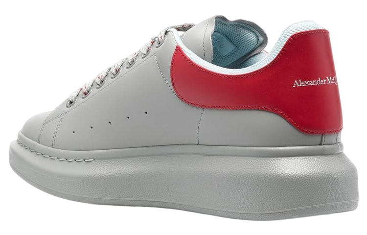 Alexander McQueen Oversized Sneaker 'Grey Red' 圖 4