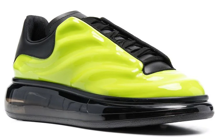 Order アレキサンダー・マックイーン オーバーサイズスニーカー (ライム) 682398-W4RY1-3513