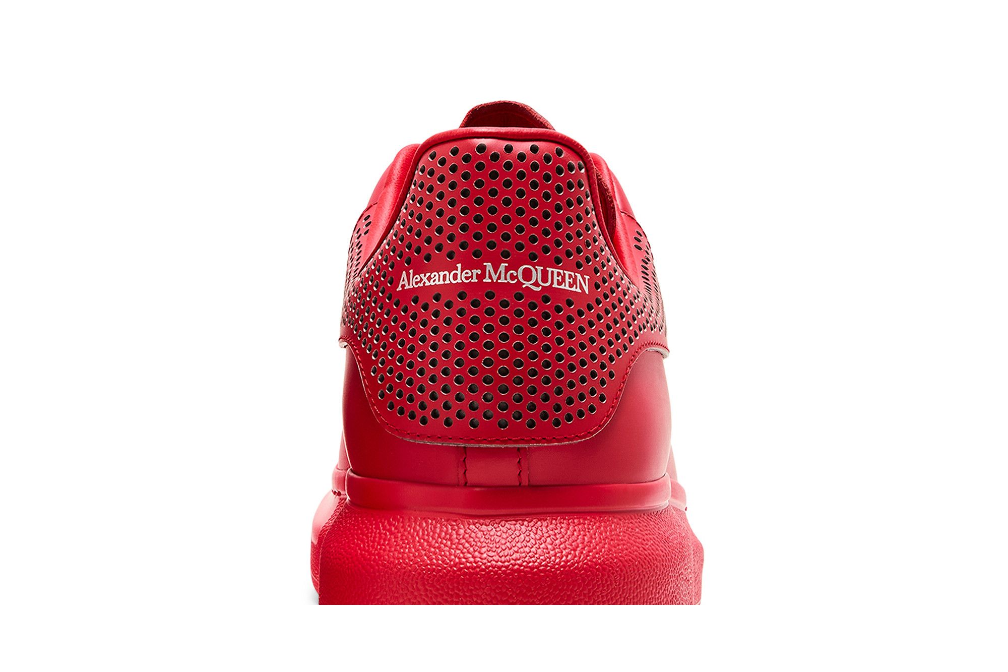 Alexander McQueen Oversized Sneaker 'Lust Red Perforated Heel' 圖 7