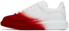 Buy Alexander McQueen Oversized Sneaker 'Lust Red Velvet Spray' Wanita Pria 575415-WHWM1-9092