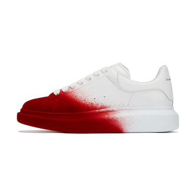 Alexander McQueen Oversized Sneaker 'Lust Red Velvet Spray'