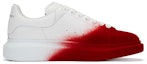 Order Alexander McQueen Oversized Sneaker 'Lust Red Velvet Spray' Wanita Pria 575415-WHWM1-9092