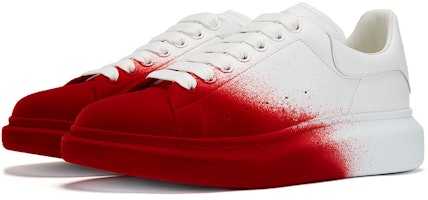 Alexander McQueen Oversized Sneaker 'Lust Red Velvet Spray' Wanita Pria 575415-WHWM1-9092 Shop Alexander McQueen Oversized Sneaker 'Lust Red Velvet Spray' Wanita Pria 575415-WHWM1-9092